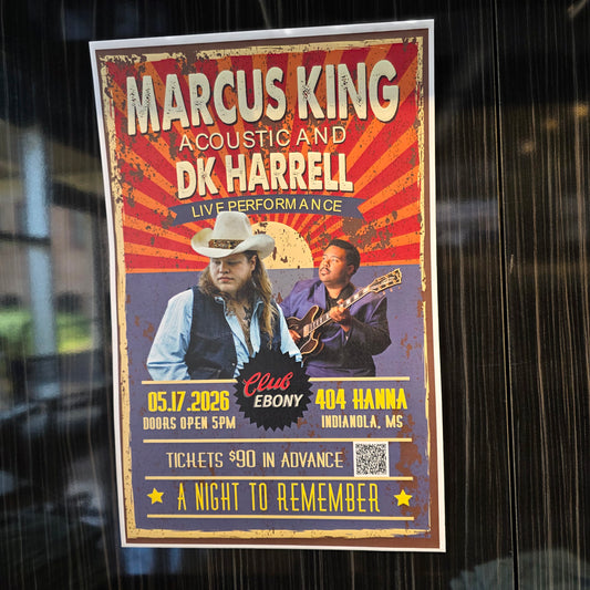 Marcus King at Club Ebony Poster