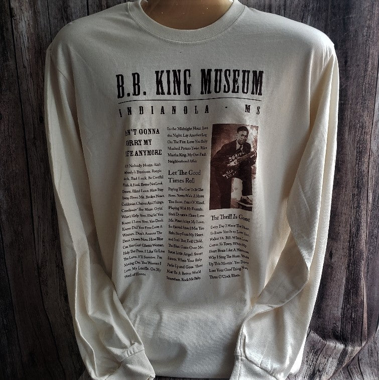 B.B. King Newsprint Tee