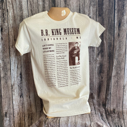 B.B. King Newsprint Tee