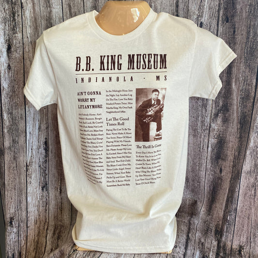 B.B. King Newsprint Tee