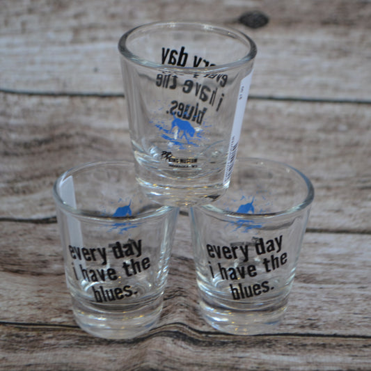Everyday I Have the Blues Shot Glass