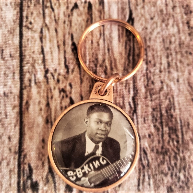 B.B. King Through the Years Keychains