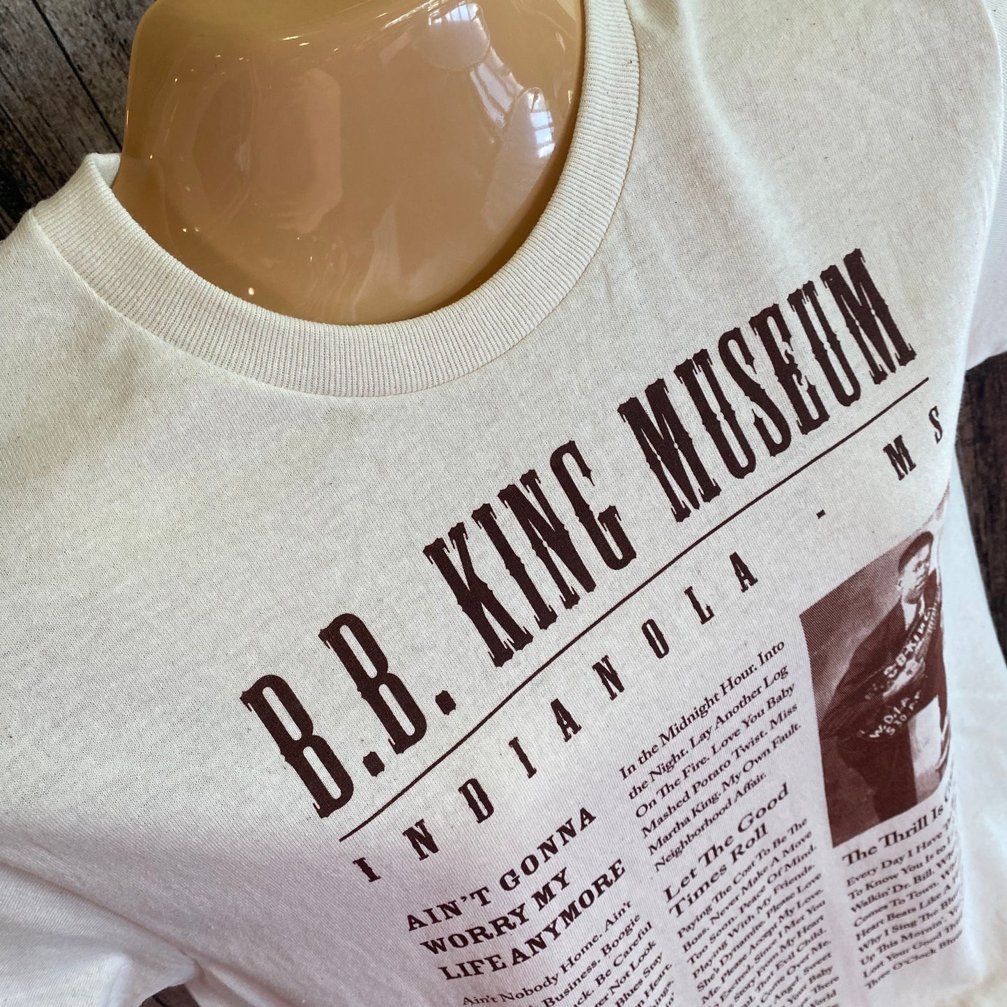 B.B. King Newsprint Tee